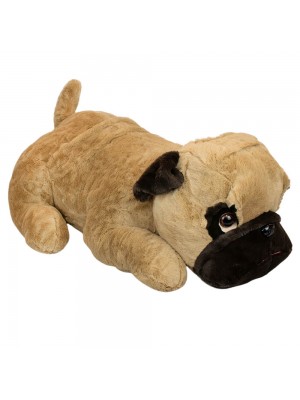 Cachorro Pug Deitado 80cm - Pelúcia