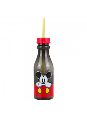 Garrafa Canudo Mickey 500ml - Disney