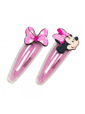 Jogo Presilhas Cabelo Lilás Minnie - Disney