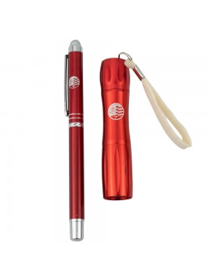 Caneta Roller Pen Touchscreen Com Lanterna - Náutico