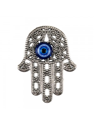 Mão Hamsa Olho Grego Com Ímã 4.5x3.5cm