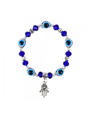 Pulseira Olho Grego Mão Hamsa 6x6cm