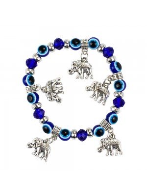 Pulseira Olho Grego Elefante 6x6cm