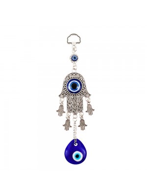 Enfeite Pendurar Mão Hamsa Olho Grego 18cm