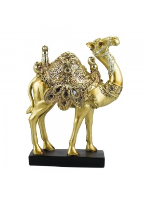Camelo Dourado 24cm - Resina Animais