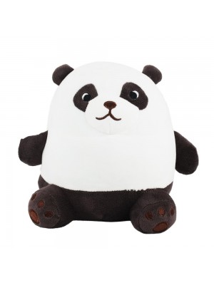 Urso Panda Redondo Sentado 19cm - Pelúcia