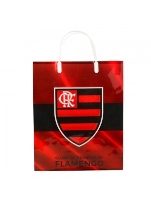 Sacola De Presentes Cores Time 33x9x27cm - Flamengo