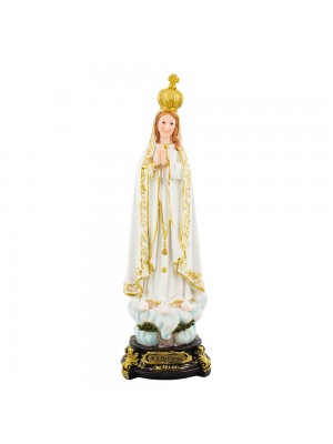 Nossa Senhora De Fátima 40cm - Enfeite Resina