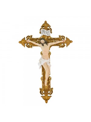 Crucifixo 38cm - Enfeite Resina
